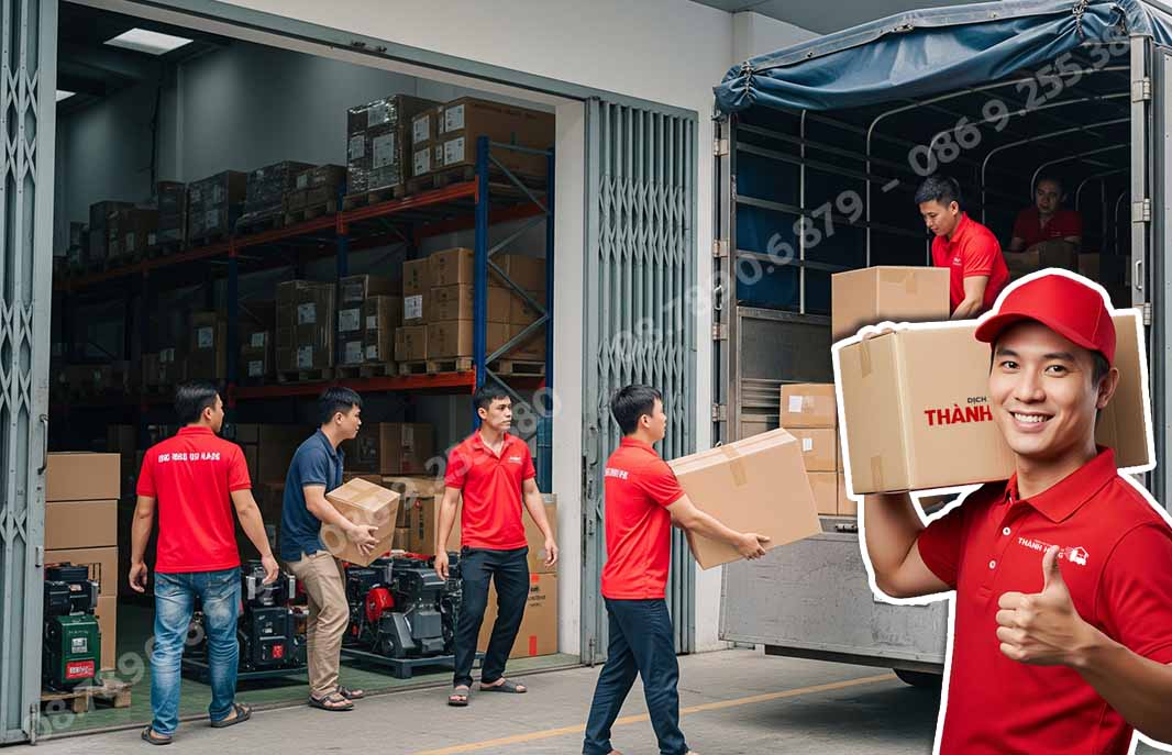 Chuyển kho xưởng Thành Hưng